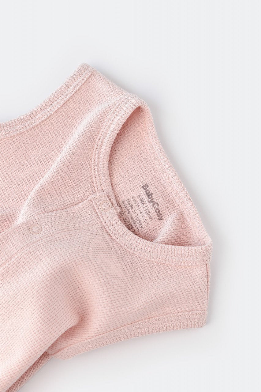 Salopeta fara maneci si pantaloni scurti - 100% bumbac organic - , BabyCosy